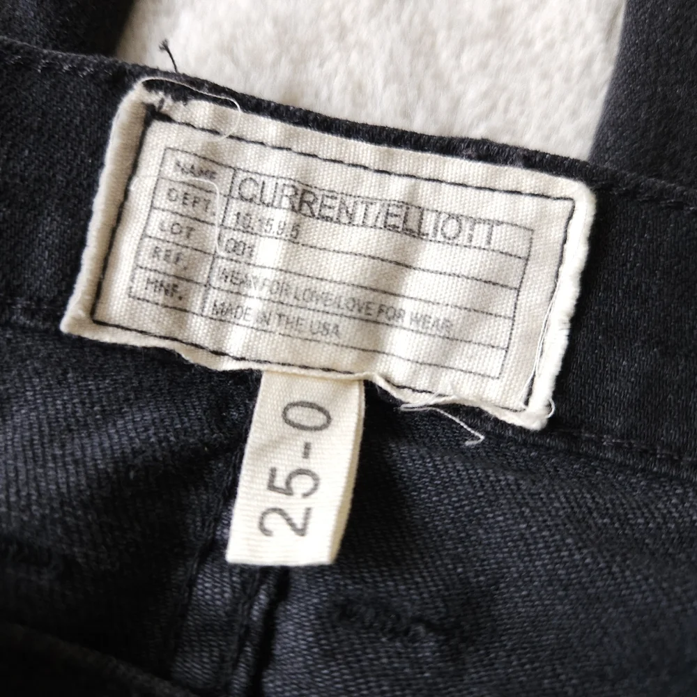 🇺🇸 CURRENT/ELLIOTT The Fling Slim Boyfriend Jean Size 25 - Picture 9 of 16